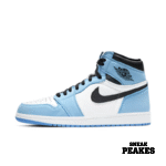 AIR JORDAN 1 RETRO HIGH WHITE UNIVERSITY BLUE BLACK UNC - Image 5