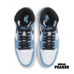 AIR JORDAN 1 RETRO HIGH WHITE UNIVERSITY BLUE BLACK UNC - Image 2