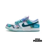 NIKE SB DUNK LOW FUTURA LABORATORIES BLEACHED AQUA - Image 2
