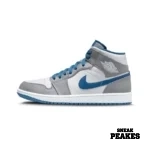 AIR JORDAN 1 MID TRUE BLUE - Image 2