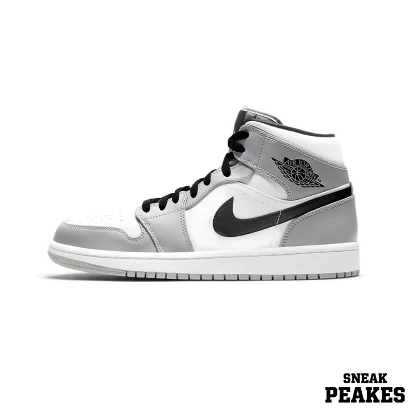 LIGHTSMOKEGREY AIR JORDAN 1 MID SMOKE GREY - Image 1