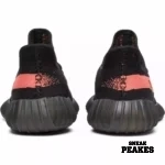 ADIDAS YEEZY BOOST 350 V2 CORE BLACK RED - Image 2