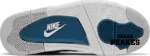 AIR JORDAN 4 RETRO MILITARY BLUE (2024) - Image 2