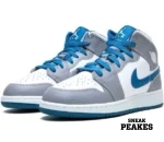 AIR JORDAN 1 MID TRUE BLUE