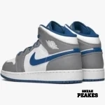 AIR JORDAN 1 MID TRUE BLUE - Image 5