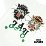 JAYWALKING OLD SCHOOL TATTO T-SHIRT IN WHITE (UNISEX) - Image 3