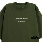 JAYWALKING BASICS IN DEEP GREEN [UNISEX] T-SHIRT - Image 2