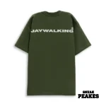 JAYWALKING BASICS IN DEEP GREEN [UNISEX] T-SHIRT - Image 3
