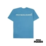 JAYWALKING BASICS IN SILVER LAKE BLUE T-SHIRT [UNISEX] - Image 2