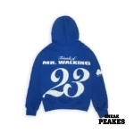 JAYWALKING FREINDS OF MR. WALKING HOODIE IN ROYAL BLUE [UNISEX] - Image 2