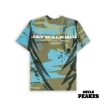 JAYWALKING CAMO T-SHIRT IN BEIGE(UNISEX) - Image 2