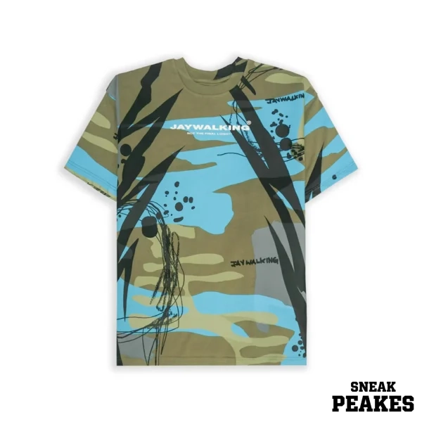 JAYWALKING CAMO T-SHIRT IN BEIGE(UNISEX)