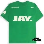 JAYWALKING FRIENDS OF MR. WALKING T-SHIRT IN GREEN [UNISEX]