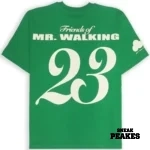 JAYWALKING FRIENDS OF MR. WALKING T-SHIRT IN GREEN [UNISEX] - Image 2