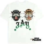 JAYWALKING OLD SCHOOL TATTO T-SHIRT IN WHITE (UNISEX)