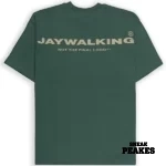 JAYWALKING BLACK PANTHER TATTO T-SHIRT IN SAGE [UNISEX] - Image 4