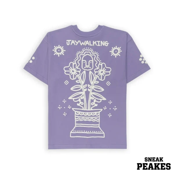 JAYWALKING MOTHER NATURE T-SHIRT IN LILAC [UNISEX]